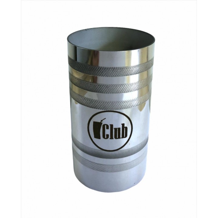 Copo Cilíndrico Inox Recartilhado 300ml