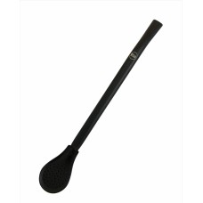 Bomba para Tereré Ferro Preta 19cm - Tereré Club