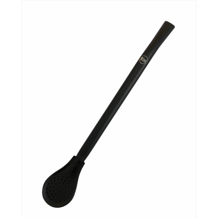 Bomba para Tereré Ferro Preta 19cm - Tereré Club