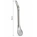 Bomba para Tereré Inox Abaulada 19cm com Detalhe Guampa