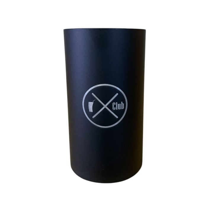 Copo Cilíndrico Inox Preto 300ml