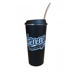 Copo Térmico Neon 380ml - Preto