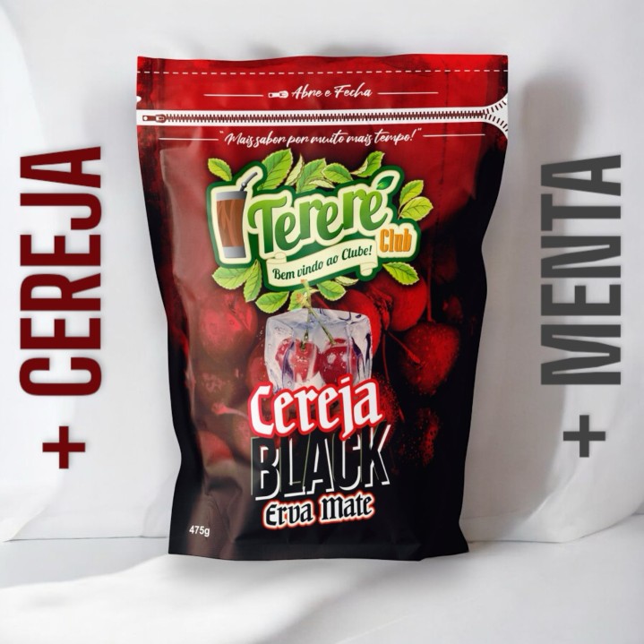 Erva Mate Tereré Club Cereja Black 475g