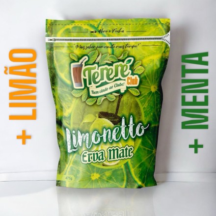 Erva-Mate para Tereré Limonetto 475g – Limão Rosa e Menta