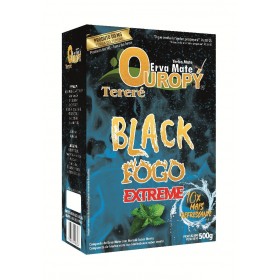 Erva Mate Ouropy Black Fogo  500g