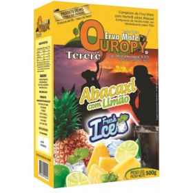 Erva Mate Ouropy Abacaxi, Menta e Limão 500g