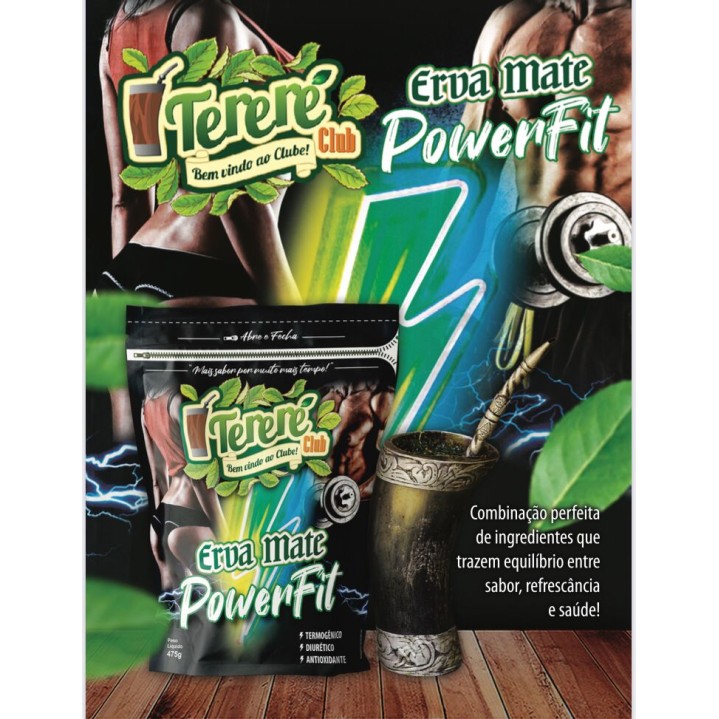 Erva Mate Tereré Club PowerFit 475g
