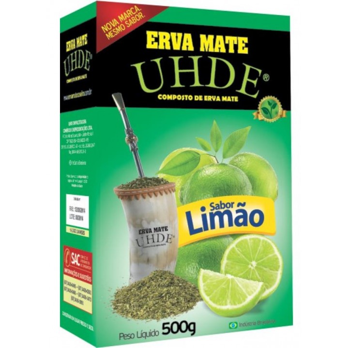 Erva Mate UHDE Limão 500g