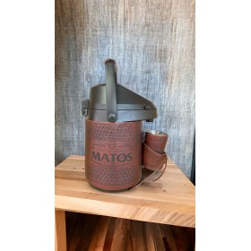 Garrafa Térmica 2,5L Inox Encourada (Meia Capa)