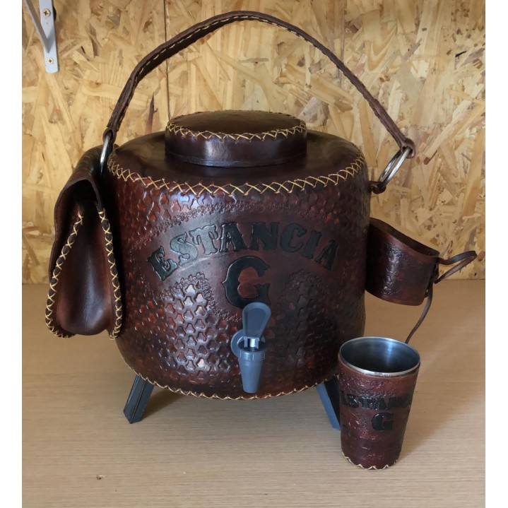 Garrafa Térmica Couro 5L
