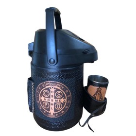 Garrafa Térmica 2,5L Inox Encourada (Meia Capa)