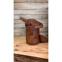 Garrafa Térmica 2,5L Inox Encourada (Inteira) - Com Alça em Couro (Personalize)